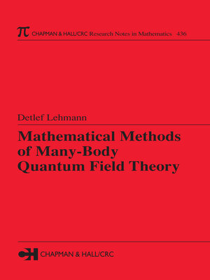 cover image of Mathematical Methods of Many-Body Quantum Field Theory